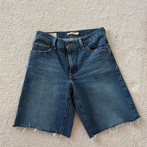 Levi's Blue Denim Women's Shorts